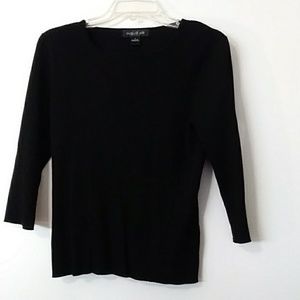Light black sweater top